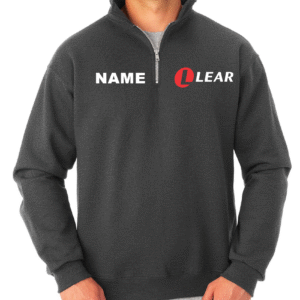 LEAR SEATING CADET QTR ZIP - BLACK & NAVY